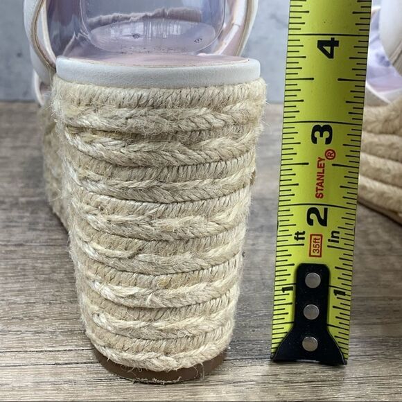 Nine West~Women’s~”Kushala”~Ivory~Wedge Sandals~Size 8M  - Picture 8 of 11